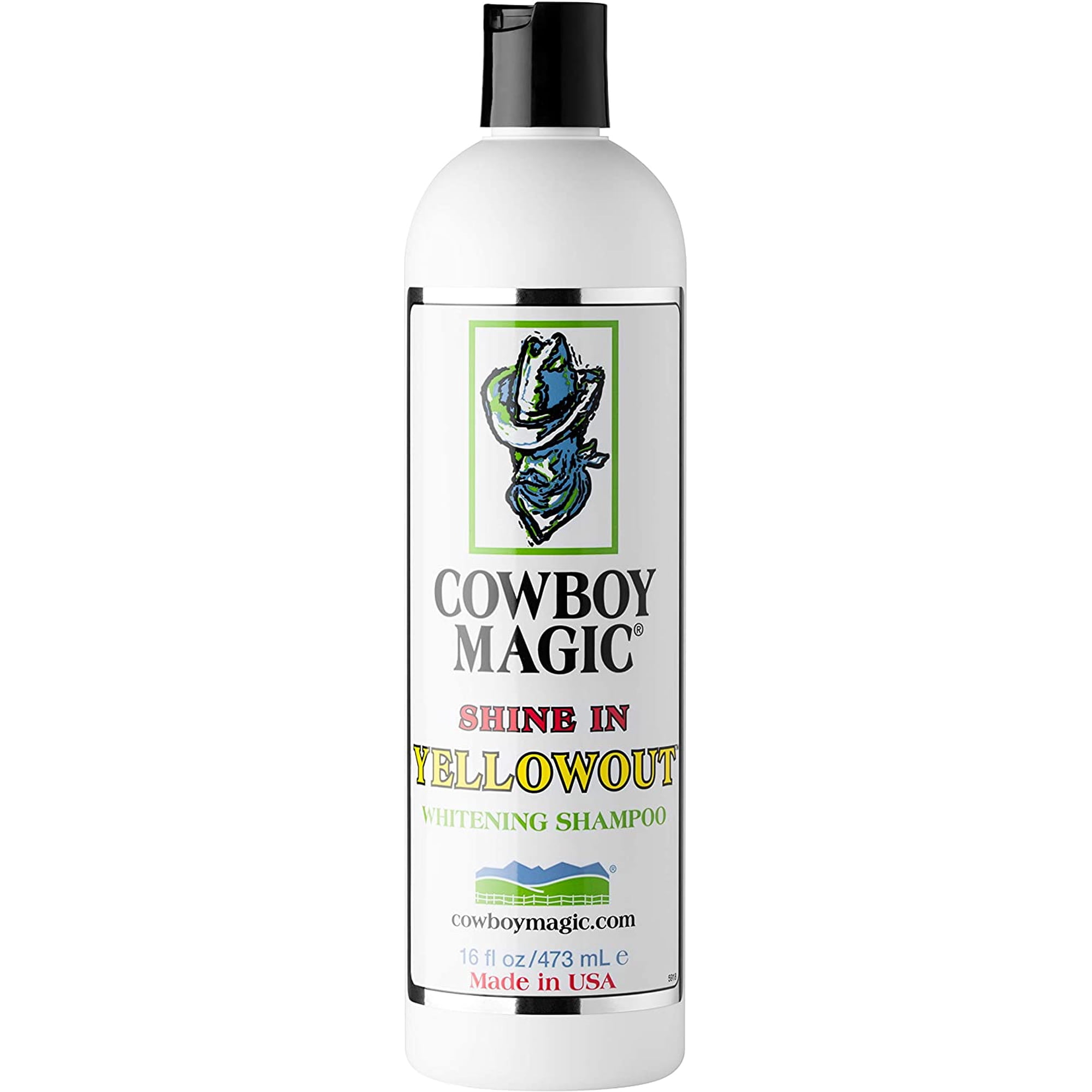Cowboy Magic Shine In Yellowout Purple Shampoo 16 oz