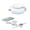 White, variant on 3 in 1 Foldable Wireless Charger, for iPhone 16/15/14/13/12, iWatch 10/9/8/Ultra 2, AirPods Pro 2/3, Portable Travel Magnetic Fast Charging Station,Black