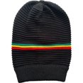 thumbnail image 7 of Jiibva Fashion Rasta Beanie Hat Winter Hats Ribbed Knitted Hat Peaked Cap Single Ring Ribbed Knit for Woman, 7 of 7