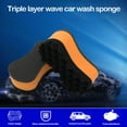 thumbnail image 5 of Tgbvmt High-Density Car Washing Sponge with Three-Layer Structure Efficient Stain Removal Soft Non-Scratch Water Absorbent Sponge for Car Paint Protection Perfect for Quick Wash and Detailing Jobs, 5 of 6