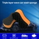 thumbnail image 5 of Esponja para lavado de coches | Herramienta de limpieza de vehículos absorbentes de alta densidad | Estructura ondulante de tres capas para un lavado suave sin arañazos | Lona duradera tratada, 5 of 6