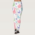 thumbnail image 4 of MIASHUI Leggings Imprimés de Festival de la Résurrection de Pâques Personnalisés pour Femmes pour Course et Entraînement Rose,P, 4 of 5