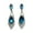 Aquamarine, variant on FENOHREFE Trendy Teardrop Crystal Earrings for Women Rhinestones Chandelier Ear Rings Ear Accessories for Weddings and Parties
