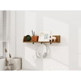 thumbnail image 4 of Better Homes & Gardens 28” Shelf with Black Metal Hooks-Natural, 4 of 8