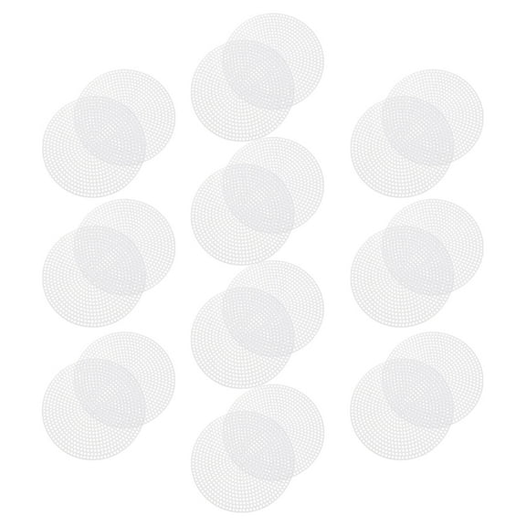 Tineasur 20Pcs Plastic Canvas Kit White Mesh for Crafts Cross Stitching DIY Projects Hobby Crafting