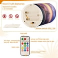 thumbnail image 5 of Yayeee Flameless Candles with Remote Flickering Battery Operated Multi Color Changing, Beautiful Mountain, 5 of 7