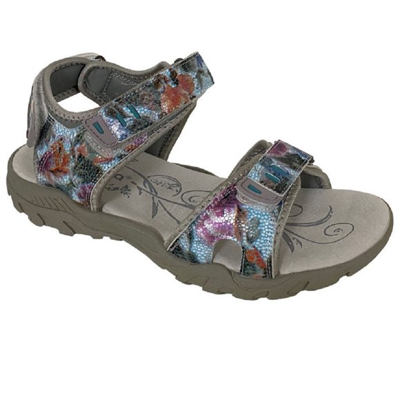PDQ Womens Halter Back Leather Sports Sandal