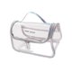 thumbnail image 4 of Bolsa de maquillaje transparente impermeable Fernando organizadora de cosméticos de viaje Gris, 4 of 8