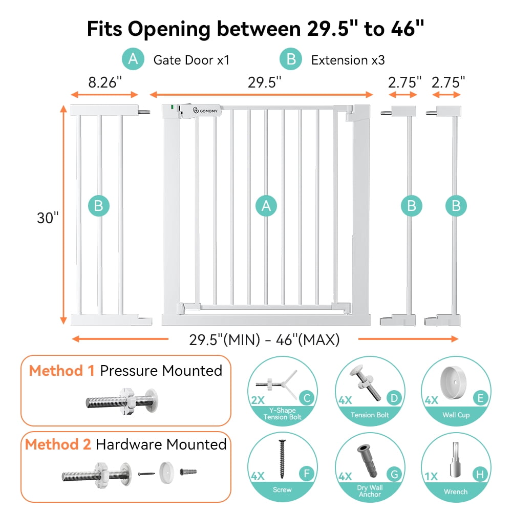 46 inch wide baby gate 2025