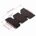 thumbnail image 5 of LCG Carbon Fiber Chassis Kit Rail Skid Plate Body Post Mount for Axial SCX10 1/10 RC Crawler Car Parts,Black, 5 of 8