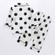 thumbnail image 5 of Odeerbi 1-8 Años Niños Niñas Pijamas de Raso Solapa de Muesca Camisa de Manga Larga Conjunto de Dos Piezas de Pijama Suave Estampado Floral, 5 of 8