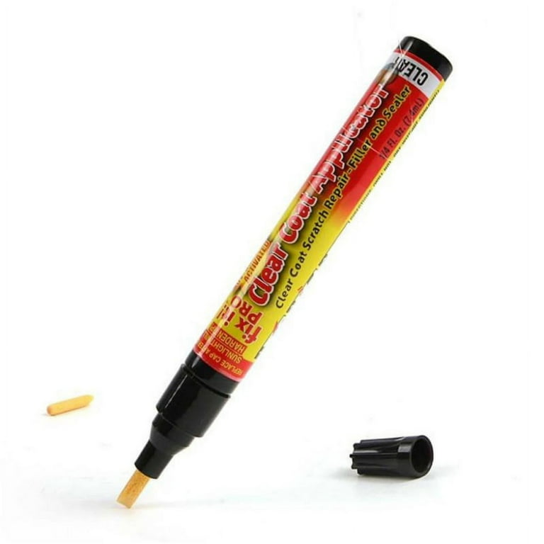 Pompotops 5ML Car Scratch Repair Remover Pen Colors Auto Car Coat Paint Pen  Up Scratch Clear Repair Remover Tool (Black) 