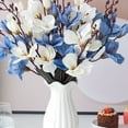 thumbnail image 6 of 5 prongs and 20 heads of gladioli artificial bouquet magnolia flower, 6 of 7