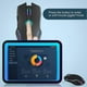 thumbnail image 5 of Wireless Mouse Mouse Jiggler Mouse Mover LED Rechargeable 2.4G Mause Ergonomic Mini Mouse USB Optica, 5 of 5