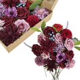 thumbnail image 3 of Caja de flores de simulación, propuesta de cumpleaños, cabeza de flor con varilla, arreglo de ambiente para boda, novia y flores, 3 of 4