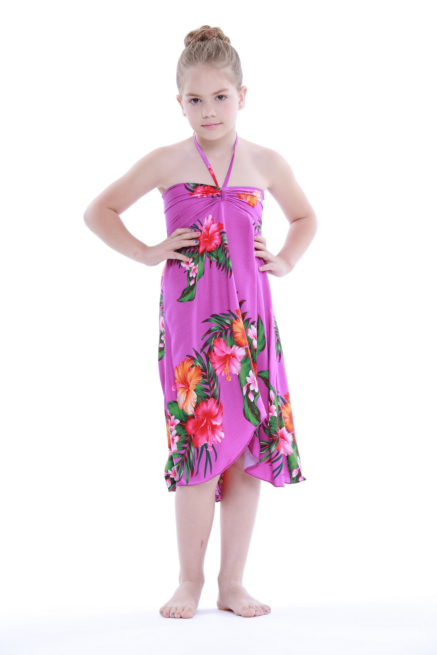 girl with butterfly dress
