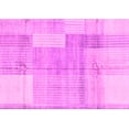 thumbnail image 1 of Ahgly Company Indoor Rectangle Checkered Pink Modern Area Rugs, 7' x 9', 1 of 4
