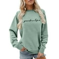 thumbnail image 2 of Grandma Life Sweatshirts for Women 2025 Long Sleeve Crewneck Grandma Sweatshirt Pullover Tops Fall Winter Outfits, 2 of 5