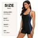 thumbnail image 2 of Trajes de baño de una pieza para mujer, trajes de baño deportivos Boyleg, trajes de baño deportivos de cobertura total, traje de baño de regazo, negro, 2 of 7