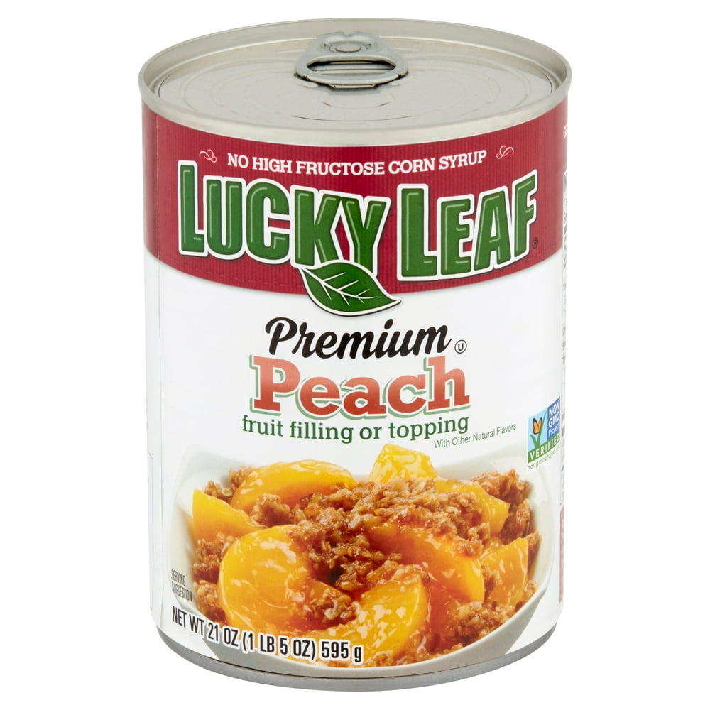 Lucky Leaf Premium Peach Fruit Filling or Topping, 21 oz