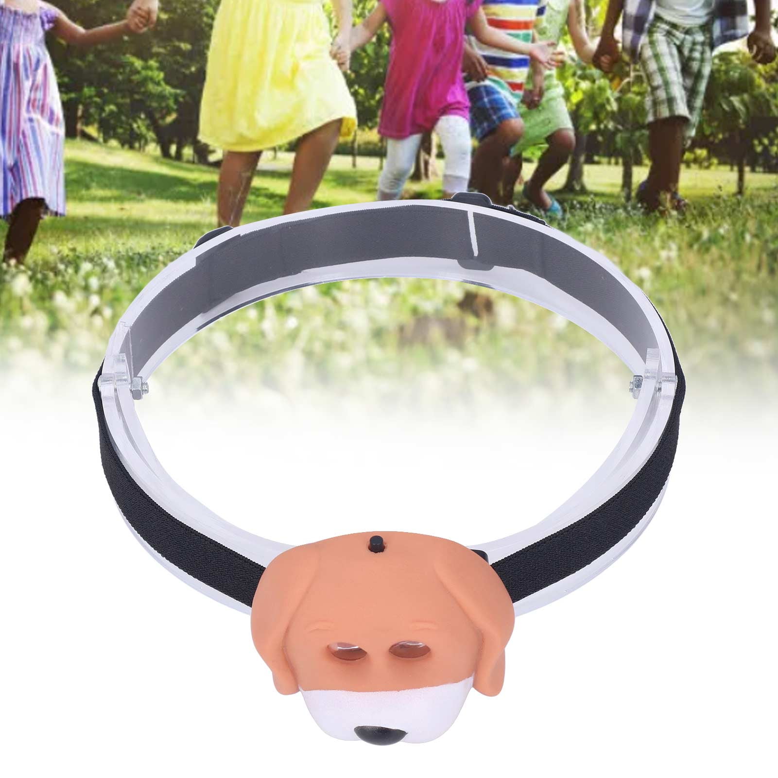 LYUMO Headlight,Cartoon LED Headlight Cute Dog Animal Headlamp Portable