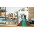 thumbnail image 2 of Ahgly Company Machine Washable Indoor Square Transitional Sienna Brown Area Rugs, 5' Square, 2 of 7