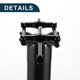 thumbnail image 5 of Poste de asiento de suspensión para bicicleta Unique Bargains 22.2x350mm negro brillante de fibra de carbono, 5 of 7