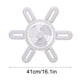thumbnail image 3 of Ventilador de techo LED de 6 aspas con luz y control remoto | Luz regulable y velocidad ajustable | Diseño moderno de 41 pulgadas para dormitorio y sala de estar, 3 of 9
