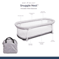 thumbnail image 3 of Baby Delight Snuggle Nest Portable Bassinet - Driftwood Grey, 3 of 12