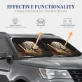 thumbnail image 4 of Daiia Enchanted Deer In Cave 2PCS Car Windshield Sun Shade, Foldable Sun Shield for Car Front Window, Auto Sun Blocker Visor Protector Universal for Truck SUV Pickup-Medium, 4 of 7