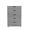 Gray-08, variant on 6 Drawers Dresser for Bedroom, Modern Wood Chest of Drawers with Concealed Handles, Wide Closet Store Organizer with Deep Drawers, Storage Chest for Hallway, Living Room