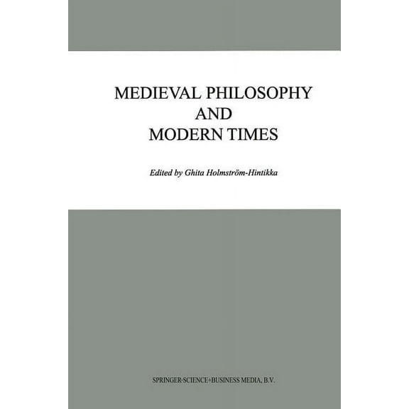 Synthese Library Medieval Philosophy and Modern Times, Book 288, (Paperback)
