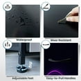 thumbnail image 5 of Dresser for Bedroom with 4 Storage Drawers Blurry silk dark purple moody dye texture Wavy irregular bleeding Dressers Chest of Drawers Steel Framed Fabric Closet Organizers for Entryway, 5 of 7