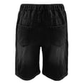 thumbnail image 7 of CAIXIA Boys Jeans Shorts Straight Wide Leg Denim Shorts Knee Length Ripped High Waist Cargo Jorts Fashion Casual School Bermuda Shorts Summer School Jean Bottom, 7 of 7