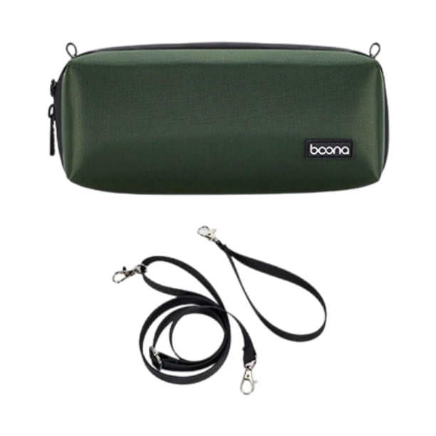 Bolsa de viaje para cortapelos para hombre con correa de hombro desmontable y multifuncional. Verde