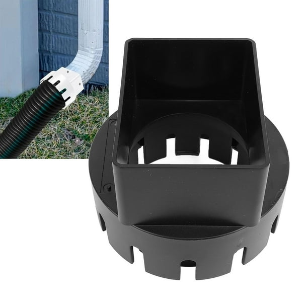 Adaptador De Bajante De Canalón De Lluvia, Conector De Tubería De Agua De Lluvia De Pared Exterior, Adaptador De Canalón De Lluvia Cuadrado De 3x4 Pulgadas Para Tubo De Drenaje