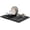 Black, variant on Udry Dish Rack with Movable Pegs and Microfiber Drying Mat – Space-Saving Design Folds Up for Easy Storage, Basic Rack, Dark Grey
