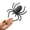 C2_5pc Black 1.3x1.18in, variant on SMKE Realistic Plastic Fake Spiders for Halloween Decorations,Lifelike Scary Spider Prank Props,Plastic Toy Spiders Mini Plastic Spiders for Haunted House Party Table Scatter Black 5pc