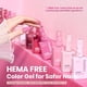 thumbnail image 2 of Set de esmaltes de uñas en gel Beetles Romantic Blush, 6 colores, 15 ml, 2 of 7