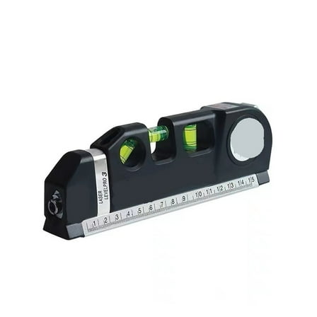 Laser Level Multipurpose Line Laser Leveler Tool Cross Line Lasers with 8FT 2.5M Standard Measure ,Water-Proof & Dust Resistant