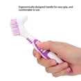 thumbnail image 4 of Cepillo para dentaduras postizas, 2 Piezas/Juego, Especialmente dise?ado para Limpiar a Fondo Las dentaduras postizas y Puentes para Elimina la Placa, Denture Brush, Cuidado bucal EOTVIA NO, 4 of 6