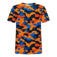thumbnail image 3 of Men's Camouflage T-Shirt Sports Fitness Short Sleeve Military Camo Crewneck Vintage Shirt Outdoor Novelty Breathbale Pullover Tees, 3 of 4
