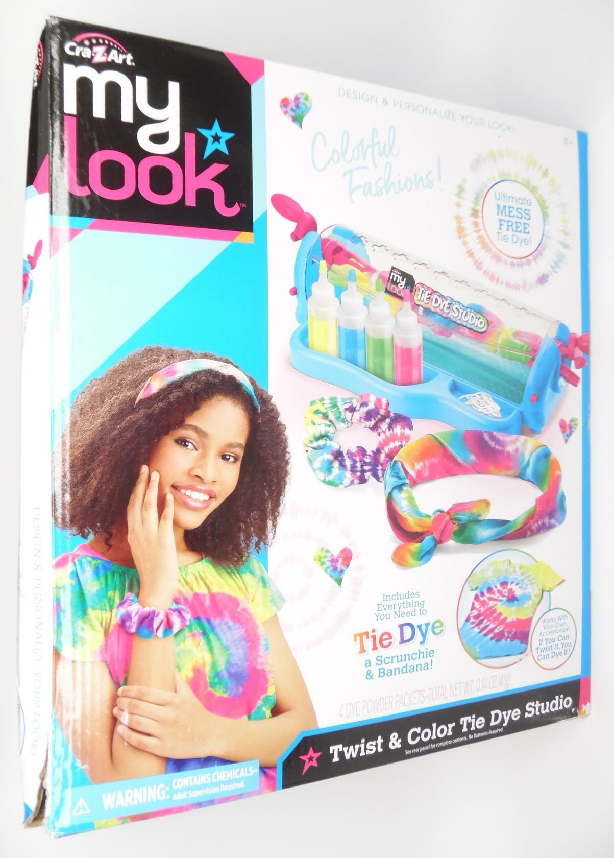 CraZArt MY LOOK Twist & Color MessFree Tie Dye Studio Activity