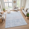 thumbnail image 7 of Addison Rugs Mayfield Premium Machine Washable Transitional Geometric Sky Rectangle Rug, 3' x 5', 7 of 7