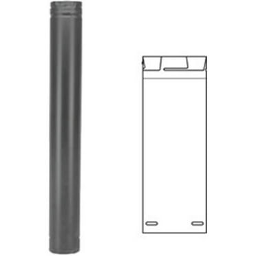 Dura-Vent 3PVP-12 12&apos;&apos; Straight Length Pipe - Galvalume