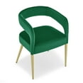 thumbnail image 2 of Intexca 2-Piece Hollow Backrest Accent Chair, Flannelette Fabric with Armrests, 2 of 5
