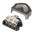 thumbnail image 1 of SUTENGDA 3-Way Power Distribution Block  1x 0/4GA IN  3x 0/4GA OUT  Car Boat RV Yacht Audio Amplifier Power Ground Distribution Block  Heavy-Duty Copper Connectors for Efficient Energy Di, 1 of 9