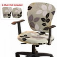 thumbnail image 1 of SUGARMOMChair Covers Stretch Jacquard Home Office Computer Chair Seat Covers Swivel Chair Seat Covers Durable Anti-dust Desk Rotating Lift Chair Slipcover Armchair Protector Decoration (C, 1 of 8