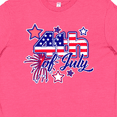 thumbnail image 4 of Inktastic 4th of July Fireworks Stars and American Flag Youth T-Shirt, 4 of 5