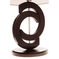 thumbnail image 2 of Lampara de Madera media luna Iluminacion Luz VIc MODERNA, 2 of 3
